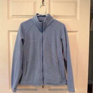 Light Blue Full-Zip Fleece Jacket